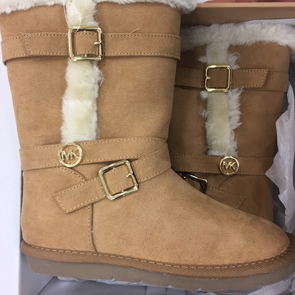 Michael Kors Girl’s High Top Winter Boots w/ Fur